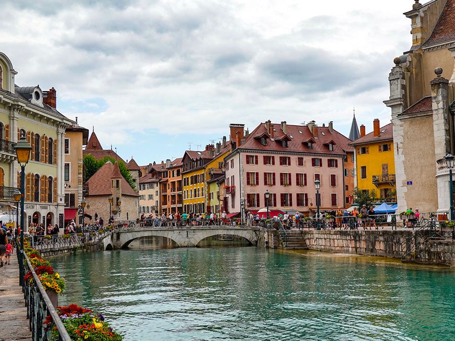 Centre ville du vieil Annecy